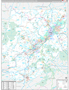 Scranton-Wilkes-Barre-Hazleton Wall Map Premium Style
